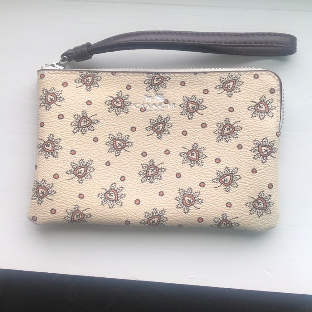 Paisley Coach Wristlet - NWT